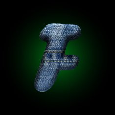 vector jeans letter N24
