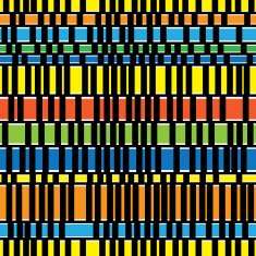 seamless pattern of multicolor geometric ornament