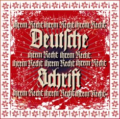 Gothic style Greeting card Beautiful frame with a flower ornament