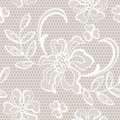 Old lace background ornamental flowers Vector texture N4