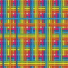 seamless pattern of multicolor twisted bands