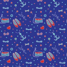 seamless marine pattern N2