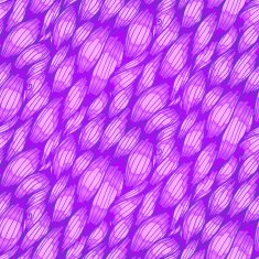 Violet abstract wavy hair seamless pattern