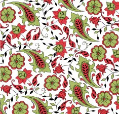 Flowers Vector Beautiful background with a flower ornament N4