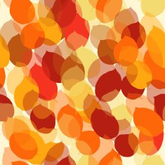 Cute seamless leaf autumn pattern