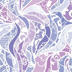 Lace seamless pattern with flowers N101