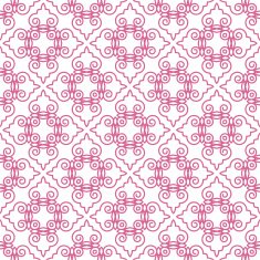 Seamless pattern with geometric tiles