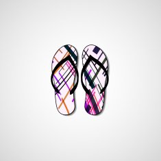 Abstract illustration on flip flops N129
