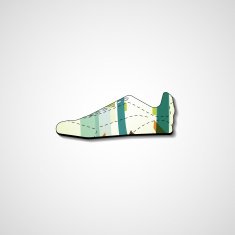 Abstract illustration on sneakers N123