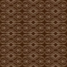 Brown Abstract Seamless Pattern
