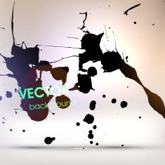 Abstract Ink Blot for Grunge Backgound N19