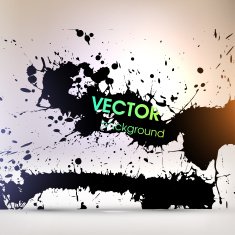 Abstract Ink Blot for Grunge Backgound N26