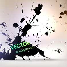 Abstract Ink Blot for Grunge Backgound N30