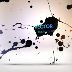 Abstract Ink Blot for Grunge Backgound N37