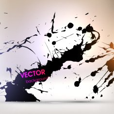 Abstract Ink Blot for Grunge Backgound N47