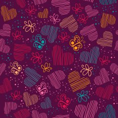 Romantic seamless pattern N30