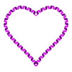 Heart on white N2