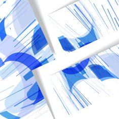 Abstract pattern of lines N15