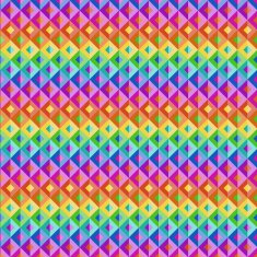 Bright Rainbow Abstract Geometric Background