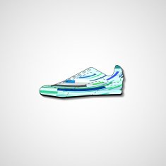 Abstract illustration on sneakers N124