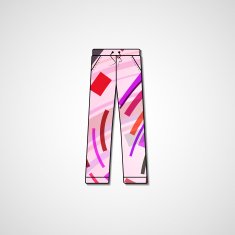 Abstract illustration on pants N153