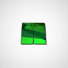 Abstract illustration on shorts N141