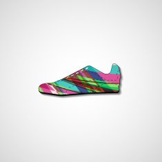 Abstract illustration on sneakers N127