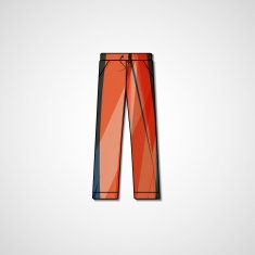 Abstract illustration on pants N155