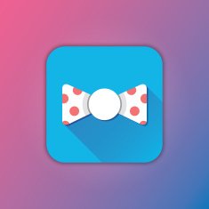 Vector Polka Dot Bow Tie