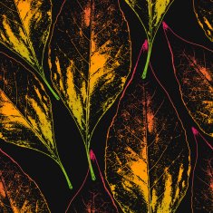abstract leaves seamless wallpaper