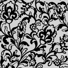 Seamless flower lace pattern N3