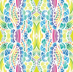 Mosaic vector seamless pattern N24