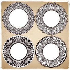 Beautiful vintage ornament N26