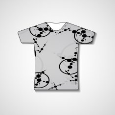 Abstract illustration on t-shirt N121