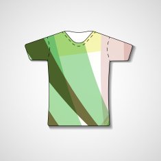 Abstract illustration on t-shirt N122