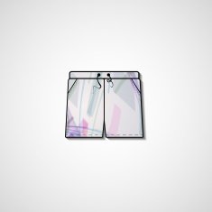 Abstract illustration on shorts N146
