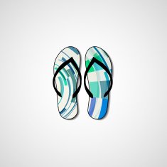 Abstract illustration on flip flops N137