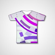 Abstract illustration on t-shirt N124