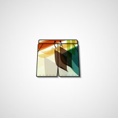 Abstract illustration on shorts N148