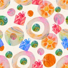 abstract seamless texture watercolor N12