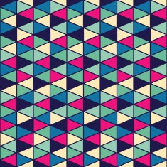 Seamless geometric pattern with shapes N2