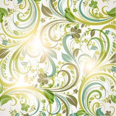 Floral Retro Background for Vintage Design N21