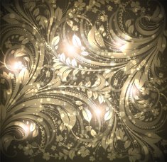 Floral Retro Background for Vintage Design N22
