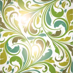 Floral Retro Background for Vintage Design N24