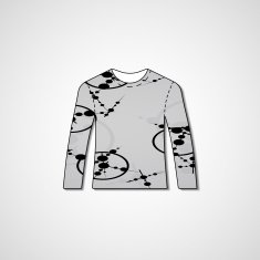 Abstract illustration on sweater N134