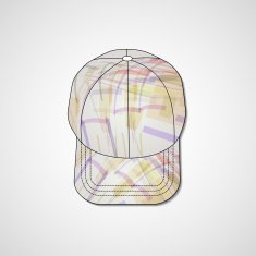 Abstract illustration on peaked cap N134