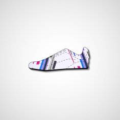 Abstract illustration on sneakers N137