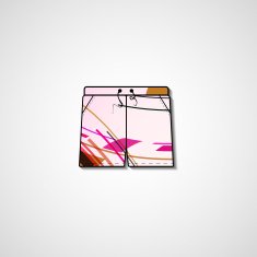 Abstract illustration on shorts N153