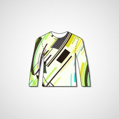 Abstract illustration on sweater N137