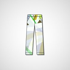 Abstract illustration on pants N158